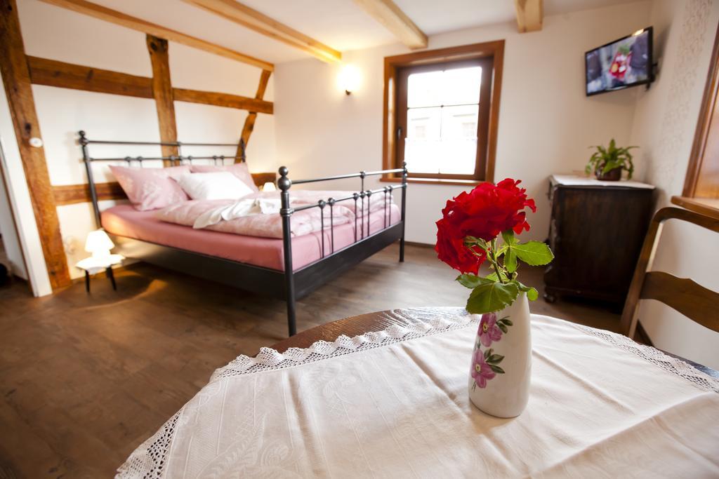 Pension Alte Schmiede Zabeltitz Номер фото